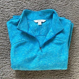 Blue Fleece Quarter Zip